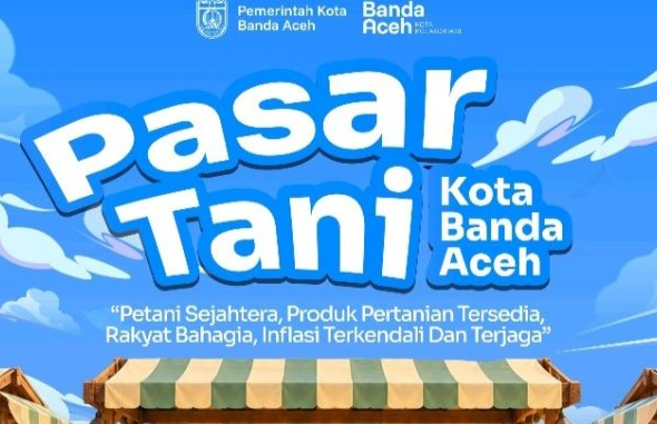 Pemko Banda Aceh Gelar Pasar Tani di Taman Bustanul Salatin 27–28 Oktober 2026